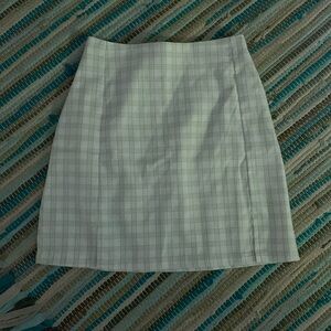 Brandy Melville Green and White Skirt